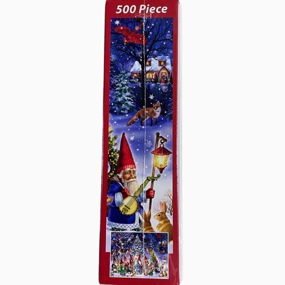 Christmas gnomes jigsaw puzzle vermont christmas company randy wollenmann 500 pc - Picture 4 of 10